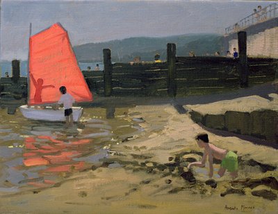 Vela roja, Isla de Wight de Andrew Macara